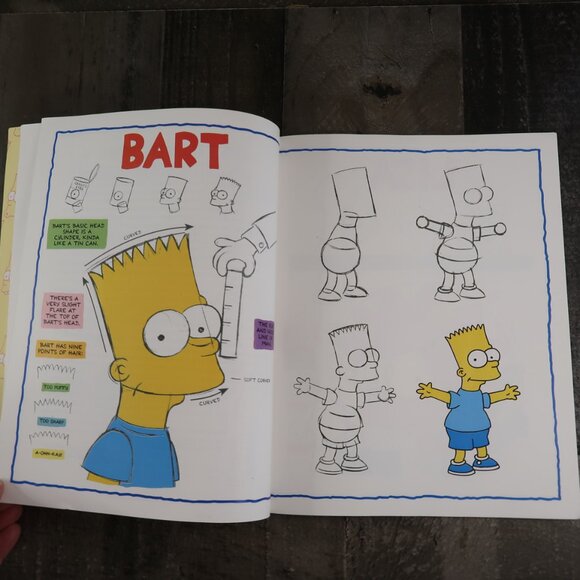 Cartooning with the Simpsons by Matt Groening Paperback 1998 Learn to Draw - Picture 4 of 6